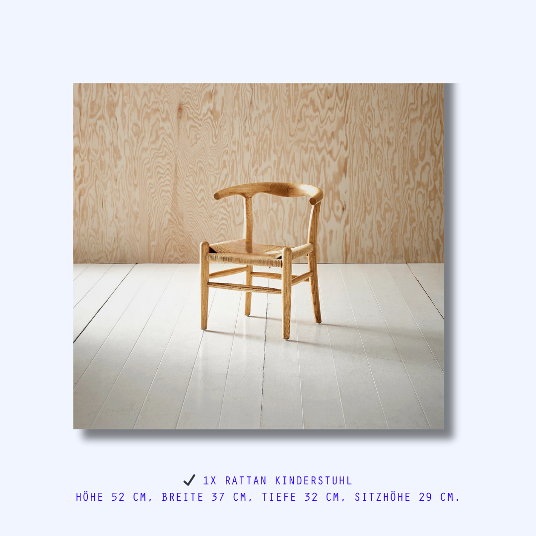 Rattan Kinderstuhl