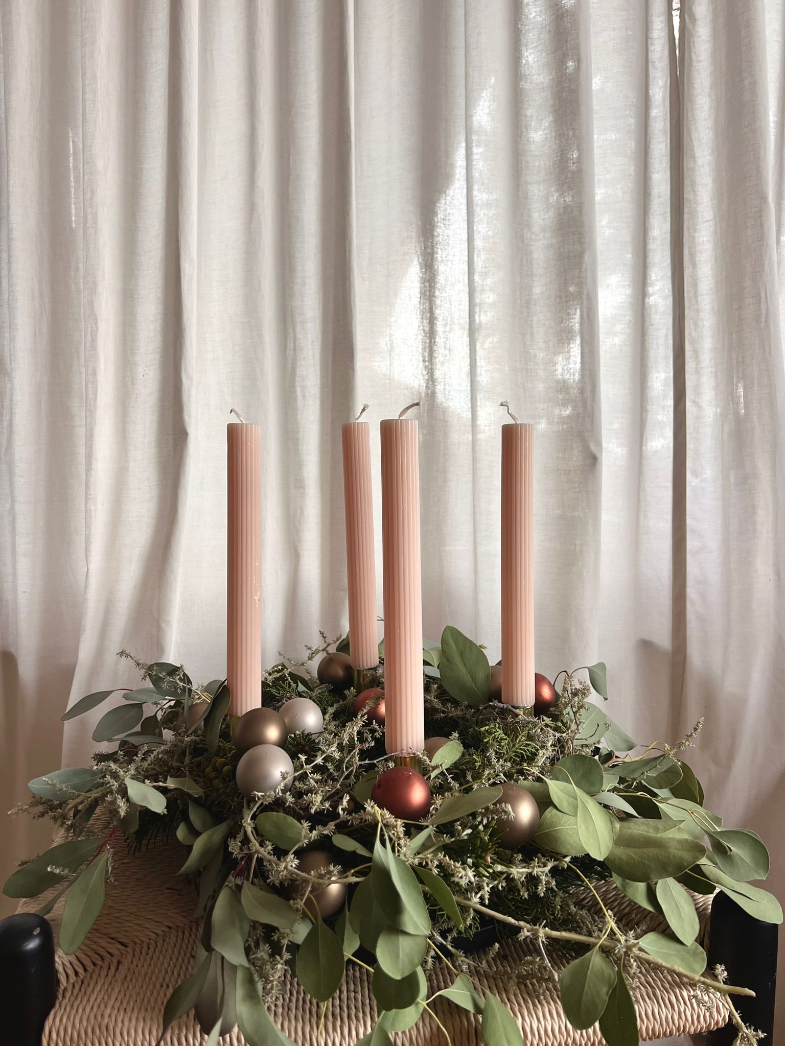 Weihnachtskranz binden - Wreath & Sip