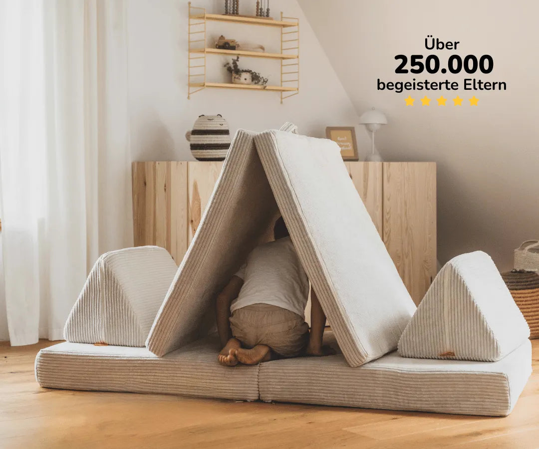 Funzy Sofa Cord beige (Abholung vor Ort im Studiocafé)