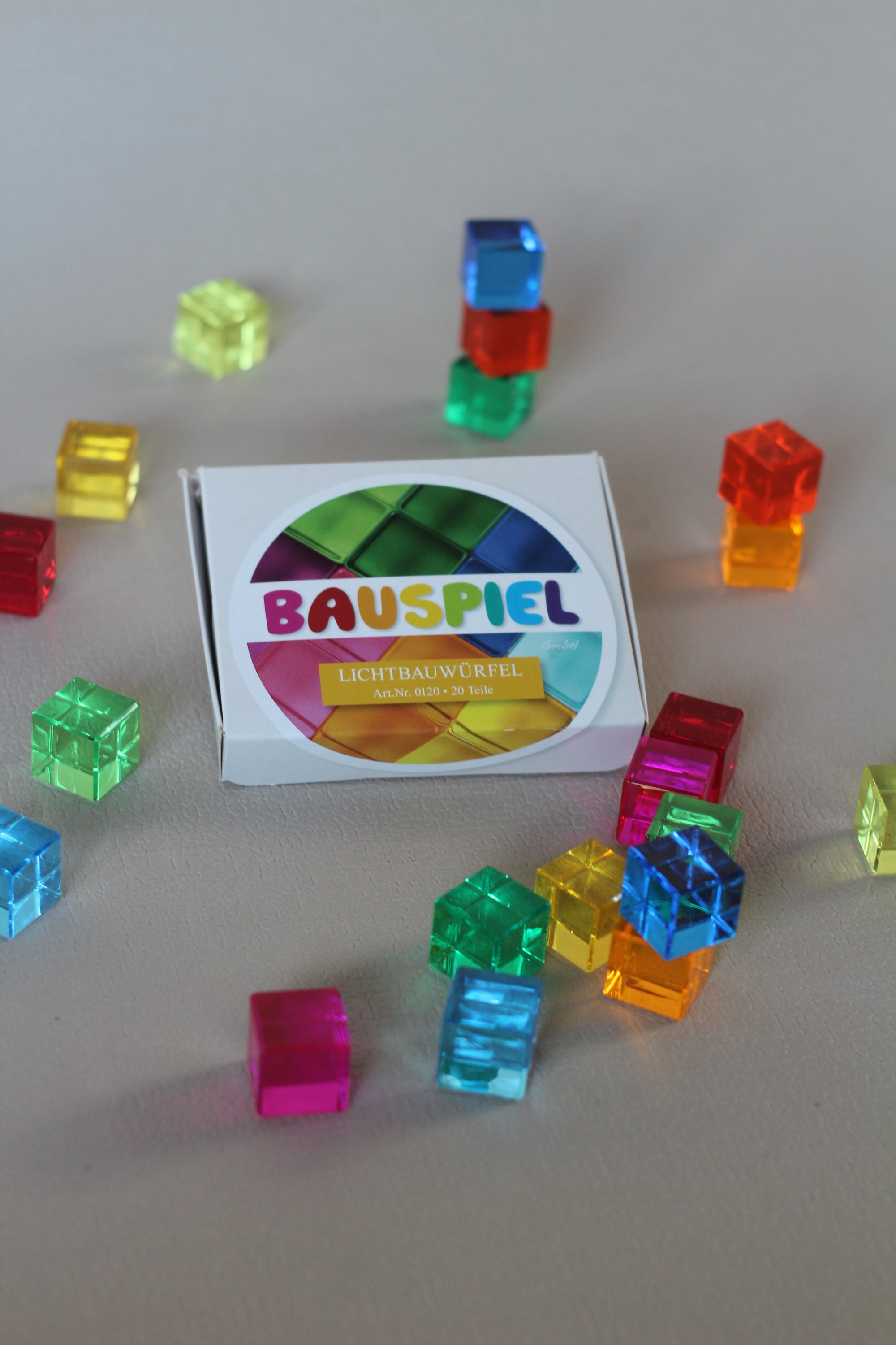 Licht-Bauwürfel 20 Teile NEW Design Bauspiel