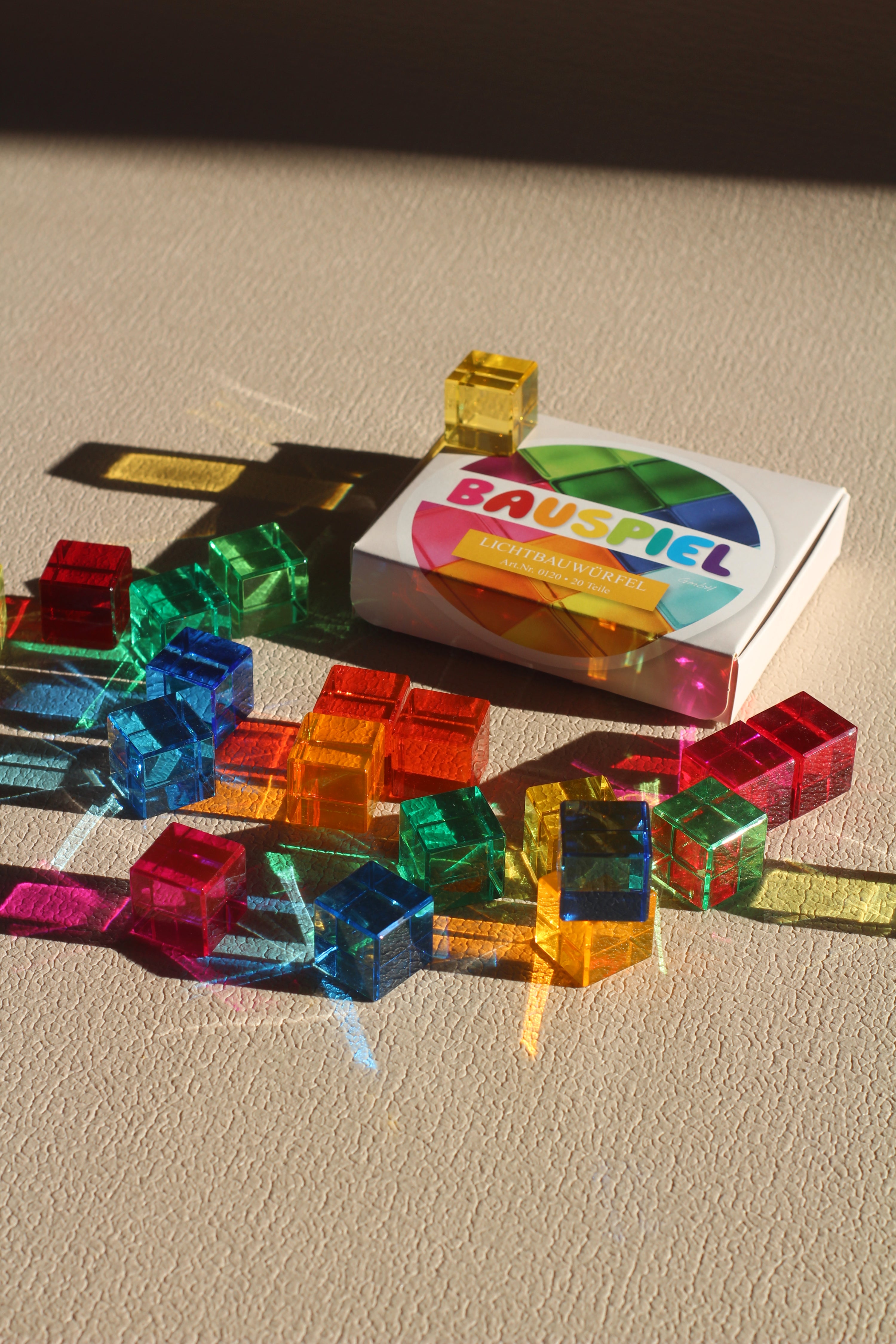 Licht-Bauwürfel 20 Teile NEW Design Bauspiel